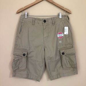 Aeropostale Beige Khaki Cargo Shorts Sz 29